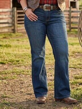 NWT Relaxed Fit High-Rise Jeans – Size W18 (22" Flat Waist)